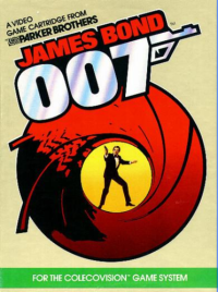 007 James Bond Colecovision  box art